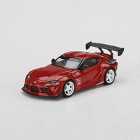 MiniGT 1/64 HKS Toyota GR Supra - Renaissance Red Diecast Car