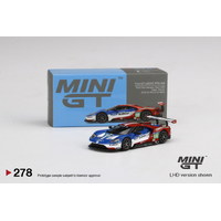 MiniGT 1/64 Ford GT LMGTE PRO - #68 - 2016 24 Hrs of Le Mans Class Winner - Ford Chip Ganassi Team USA Diecast Car