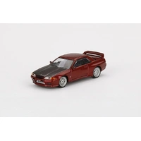 MiniGT 1/64 Nissan GT-R R32 Red Pearl w/ BBS LM Wheel Diecast Car
