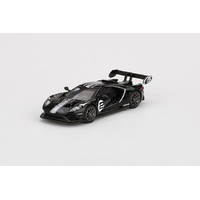 MiniGT 1/64 Ford GT MK II #006 Shadow Black Diecast Car