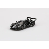 MiniGT 1/64 Ford GT MK II #006 Shadow Black Diecast Car