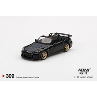 MiniGT 1/64 Honda S2000 (AP2) Mugen Berlina Black Diecast Car