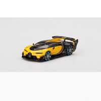 MiniGT 1/64 Bugatti Vision Gran Turismo Yellow Diecast Car