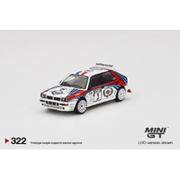 MiniGT 1/64 Lancia Delta HF Integrale Evoluzione 1992 Rally 1000 Lakes Winner #3 Diecast Car