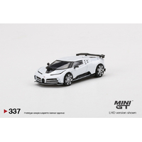 MiniGT 1/64 Bugatti Centodieci White Diecast Car