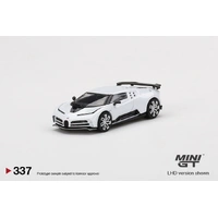 MiniGT 1/64 Bugatti Centodieci White Diecast Car