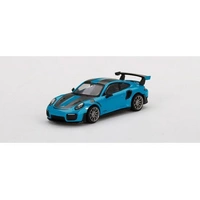 Mini GT 1/64 Porsche 991 GT2 RS Weissach Package Miami Blue Diecast