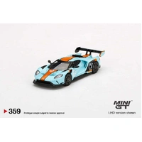 Mini GT 1/64 Ford GT MK II #002 Blue/Orange Diecast Car