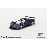 Mini GT 1/64 Pagani Zonda HP Barchetta Blue Tricolor Diecast Car