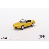 Mini GT 1/64 Mazda Miata MX-5 (NA) Sunburst Yellow Diecast Car