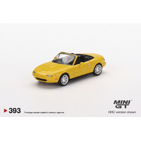 Mini GT 1/64 Eunos Roadster Sunburst Yellow Diecast Car