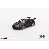 Mini GT 1/64 Porsche 911(991) GT2 RS Weissach Package Black Diecast Car