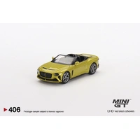 Mini GT 1/64 Bentley Mulliner Bacalar Yellow Flame LHD Diecast Car
