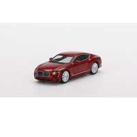 MiniGT 1/64 Bentley Continental GT Speed 2022 Candy Red Diecast Car
