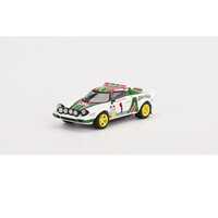 MiniGT 1/64 Lancia Stratos HF 1977 Rally MonteCarlo Winner #1 Diecast Car