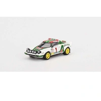 MiniGT 1/64 Lancia Stratos HF 1977 Rally MonteCarlo Winner #1 Diecast Car