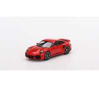 MiniGT 1/64 Porsche 911 Turbo S Guards Red Diecast Car