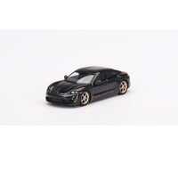 Mini GT 1/64 Porsche Taycan Turbo S Volcano Grey Metallic  Diecast Car