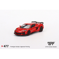 Mini GT 1/64 Chevrolet Corvette Z06 2023 Torch Red Diecast Car