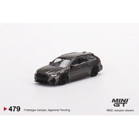 Mini GT 1/64 Audi ABT RS6-R Daytona Grey Diecast Car