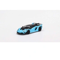 Mini GT 1/64 Lamborghini  LB-Silhouette WORKS Aventador GT EVO Baby Blue