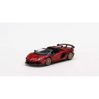 Mini GT 1/64 Lamborghini Aventador SVJ Roadster Rosso Efestos Diecast