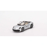 Mini GT 1/64 Porsche 911 Targe 4S Heritage Design Edition GT Silver Metallic Diecast
