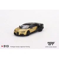Mini GT 1/64 Bugatti Chiron Super Sport Gold Diecast Car