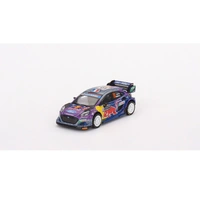 Mini GT 1/64 Ford Puma Rally1  #19  M-Sport Ford WRT 2022 Rally MonteCarlo Winner Diecast Car