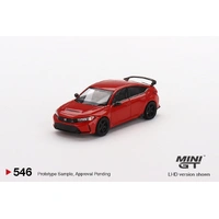Mini GT 1/64 Honda Civic Type R Rallye Red 2023 W/ Advan GT Wheel Diecast Car