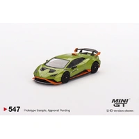 Mini GT 1/64 Lamborghini Huracán STO Verde Citrea Diecast Car