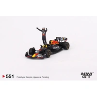 Mini GT 1/64 Oracle Red Bull Racing RB18 #11 Sergio Pérez 2022 Monaco Grand Prix Winner - WITH FIGURINE