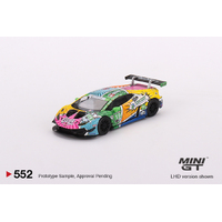 Mini GT 1/64 Lamborghini Huracán GT3 EVO #19 GEAR Racing 2020 IMSA Daytona 24 Hrs Diecast Car