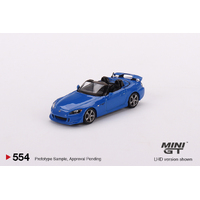 Mini GT 1/64 Honda S2000 (AP2) CR Apex Blue Diecast Car
