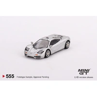 Mini GT 1/64 McLaren F1 Magnesium Silver Diecast Car
