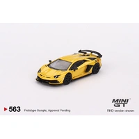 Mini GT 1/64 Lamborghini Aventador SVJ New Giallo Orion