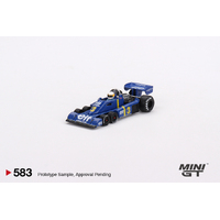 Mini GT 1/64 Tyrrell P34 #3 Jody Scheckter 1976 Swedish GP Winner Diecast Car