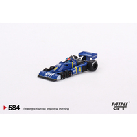 Mini GT 1/64 Tyrrell P34 #4 Patrick Depailler 1976 Swedish GP 2nd Place Diecast Car