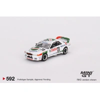Mini GT 1/64 Nissan Skyline GT-R (R32) Gr. A #23 1990 Macau Guia Race Winner Diecast Car