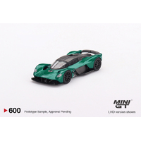 Mini GT 1/64 Aston Martin Valkyrie Aston Martin Racing Green Diecast Car