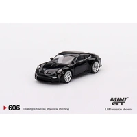 Mini GT 1/64 Porsche 911 (992) GT3 Touring Black Diecast Car