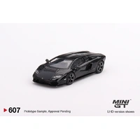 Mini GT 1/64 Lamborghini Countach LPI 800-4 Nero Maia Metal Diecast