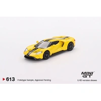 Mini GT 1/64 Ford GT Triple Yellow Diecast Car