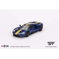 Mini GT 1/64 Ford GT Sunoco Blue Diecast Model Car