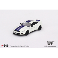 Mini GT 1/64 FORD MUSTANG GT LB-WORKS White Diecast Car