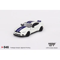 Mini GT 1/64 FORD MUSTANG GT LB-WORKS White Diecast Car