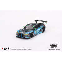Mini GT 1/64 BMW M4 GT3 #97 Turner Motorsport IMSA 2023  Laguna Seca GTD 2nd Place Diecast Car