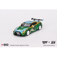 Mini GT 1/64 LB-Silhouette WORKS GT NISSAN 35GT-RR Ver.2  "RORO" MINI GT x MIZU Diecast Car