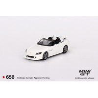 Mini GT 1/64 Honda S2000 (AP2) CR Grand Prix White Diecast Car