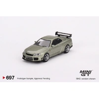 Mini GT 1/64 Nissan Skyline GT-R (R34)Tommykaira R-z Millenium Jade